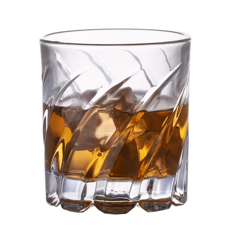 Old Fashioned Rotating Whiskey Glass